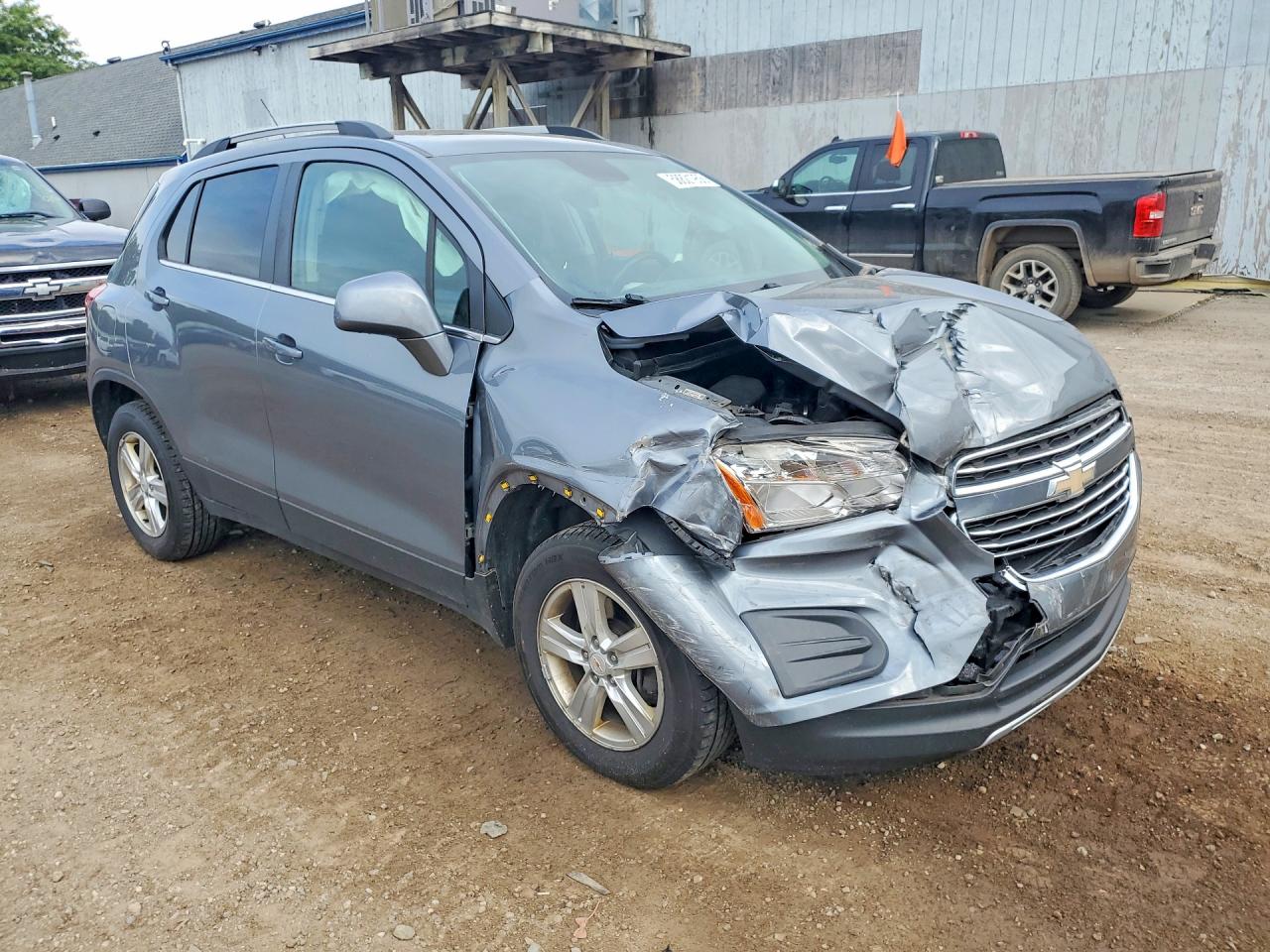 2015 Chevrolet Trax 1lt Gray vin: KL7CJRSB8FB175877