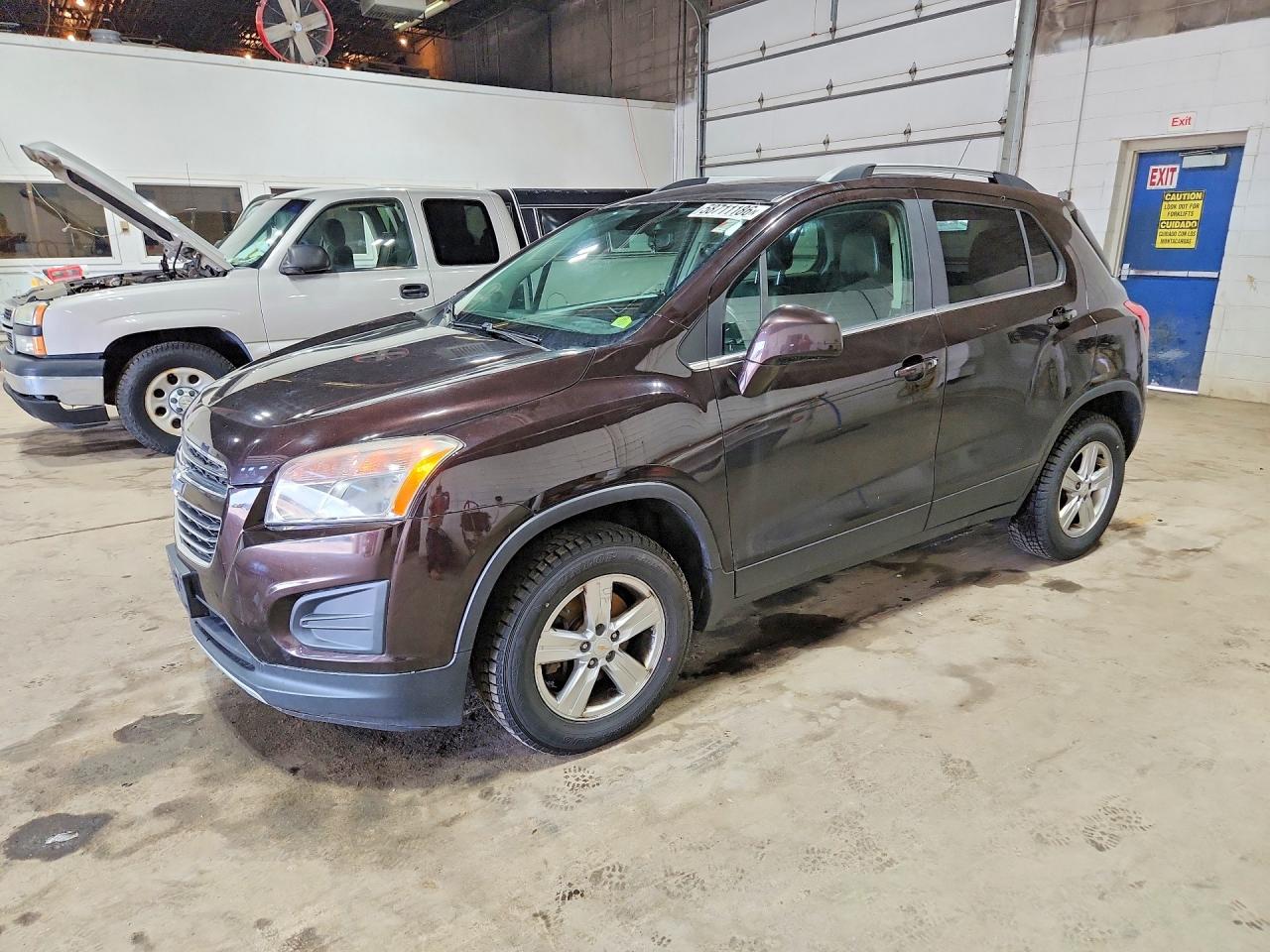 2015 Chevrolet Trax 1lt Burgundy vin: KL7CJRSB8FB244602