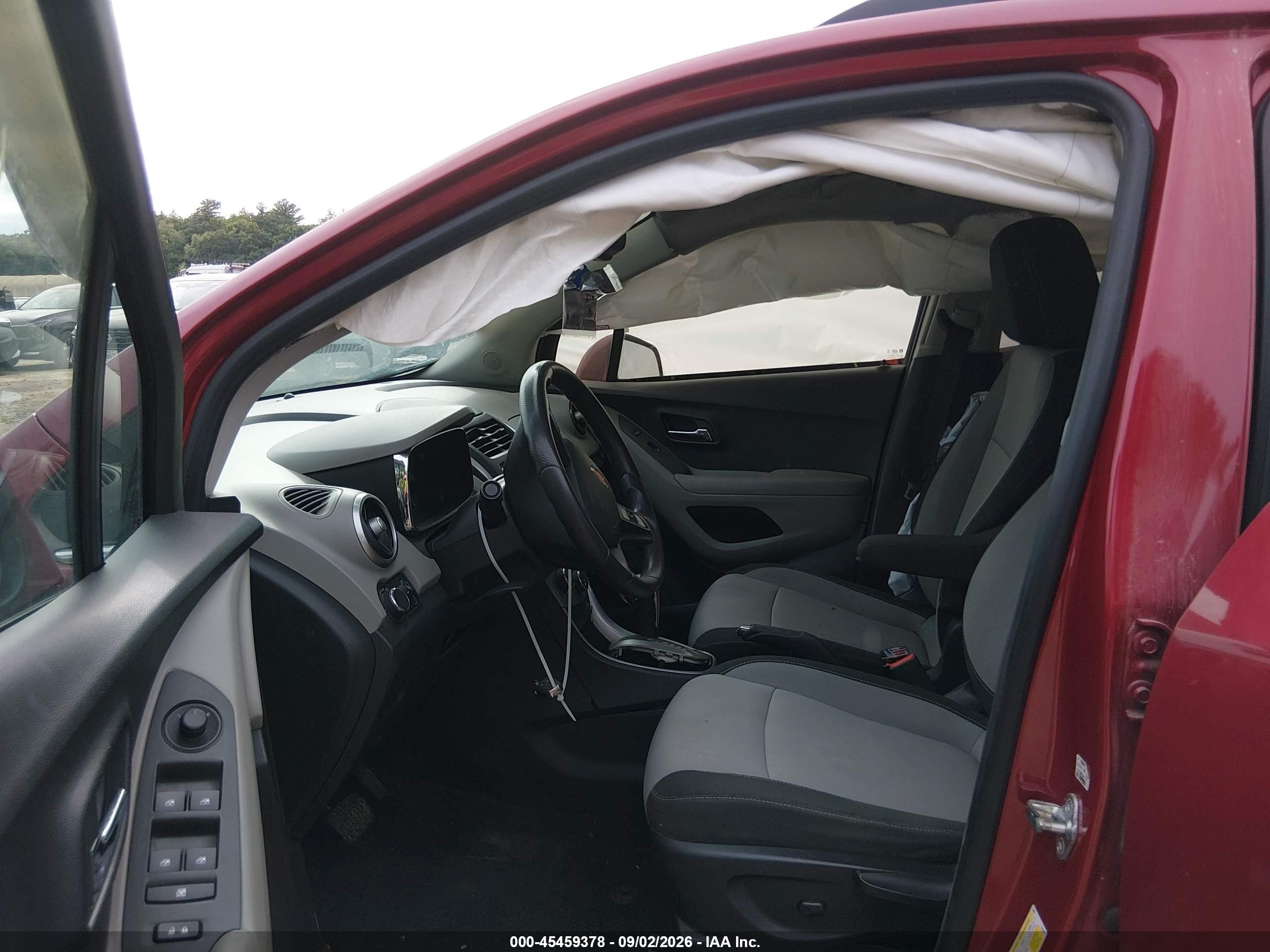 2015 Chevrolet Trax Lt Red vin: KL7CJRSB9FB228375