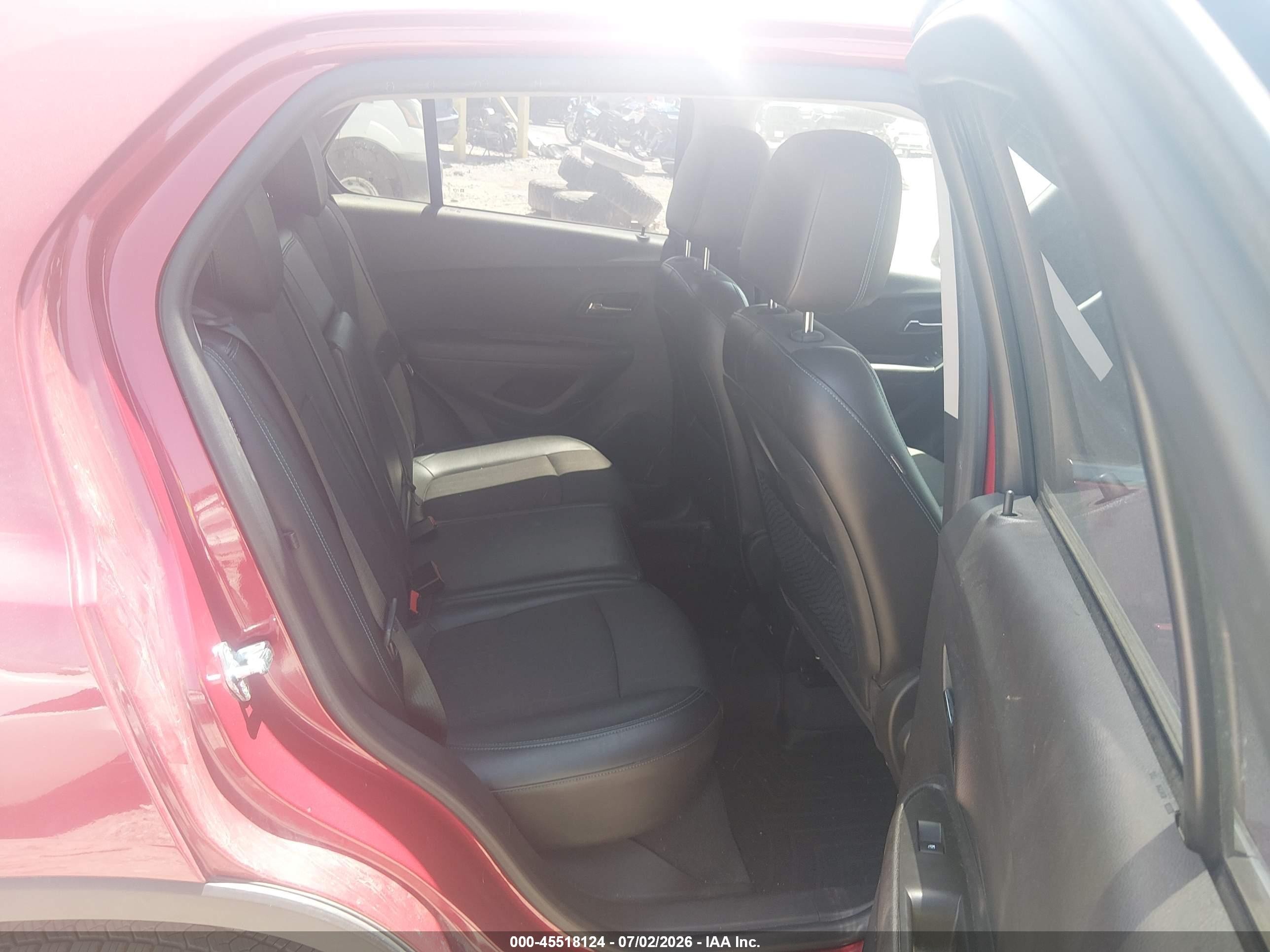 2015 Chevrolet Trax Lt Red vin: KL7CJRSB9FB239151