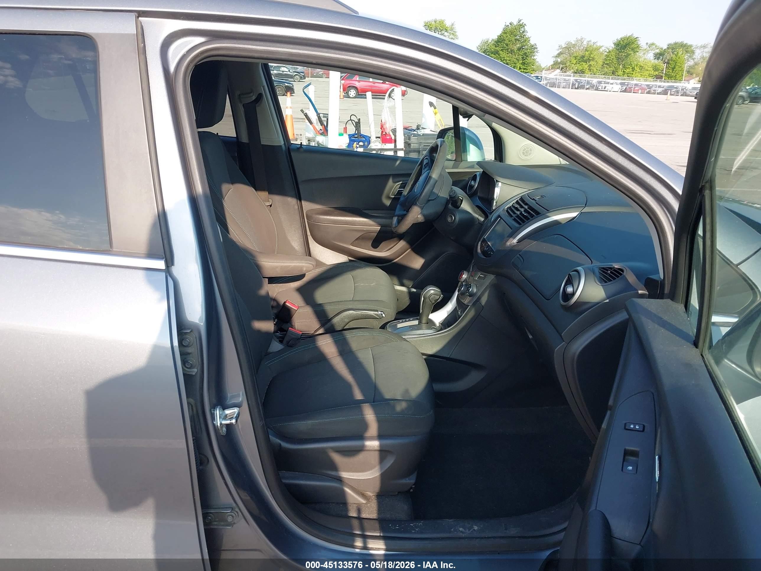2015 Chevrolet Trax Lt Gray vin: KL7CJRSBXFB129838