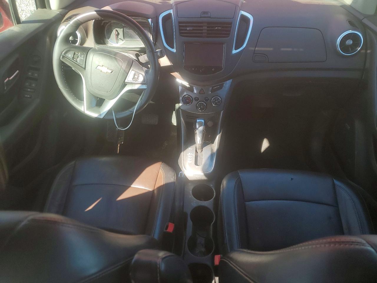 2015 Chevrolet Trax Ltz Red vin: KL7CJTSB0FB187521
