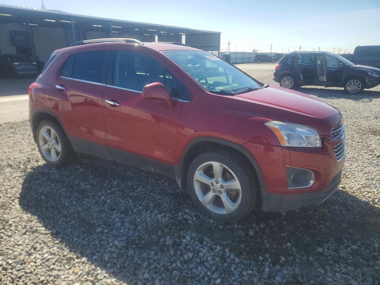 2015 Chevrolet Trax Ltz Red vin: KL7CJTSB0FB187521