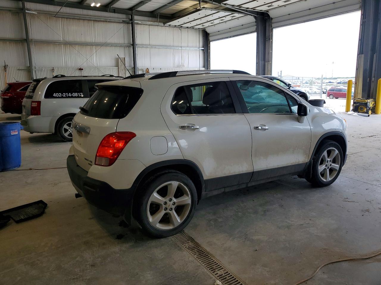 2015 Chevrolet Trax Ltz Белый vin: KL7CJTSB0FB198762