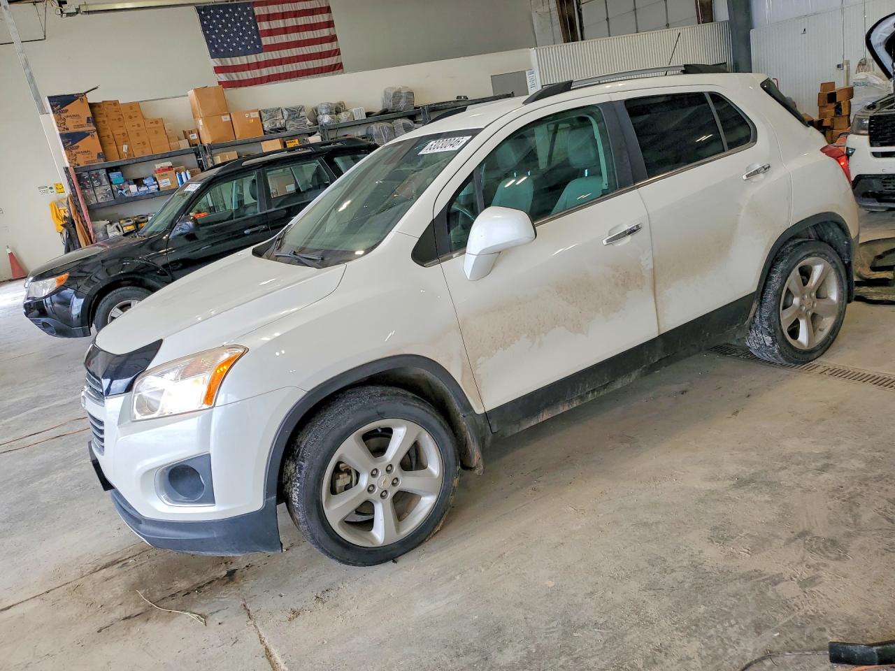 2015 Chevrolet Trax Ltz Белый vin: KL7CJTSB0FB198762
