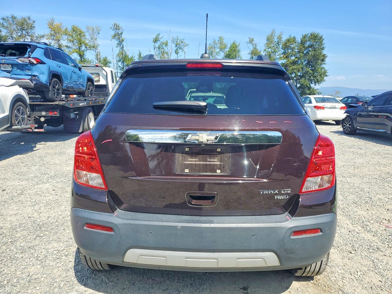 2015 Chevrolet Trax Ltz Коричневый vin: KL7CJTSB1FB228271