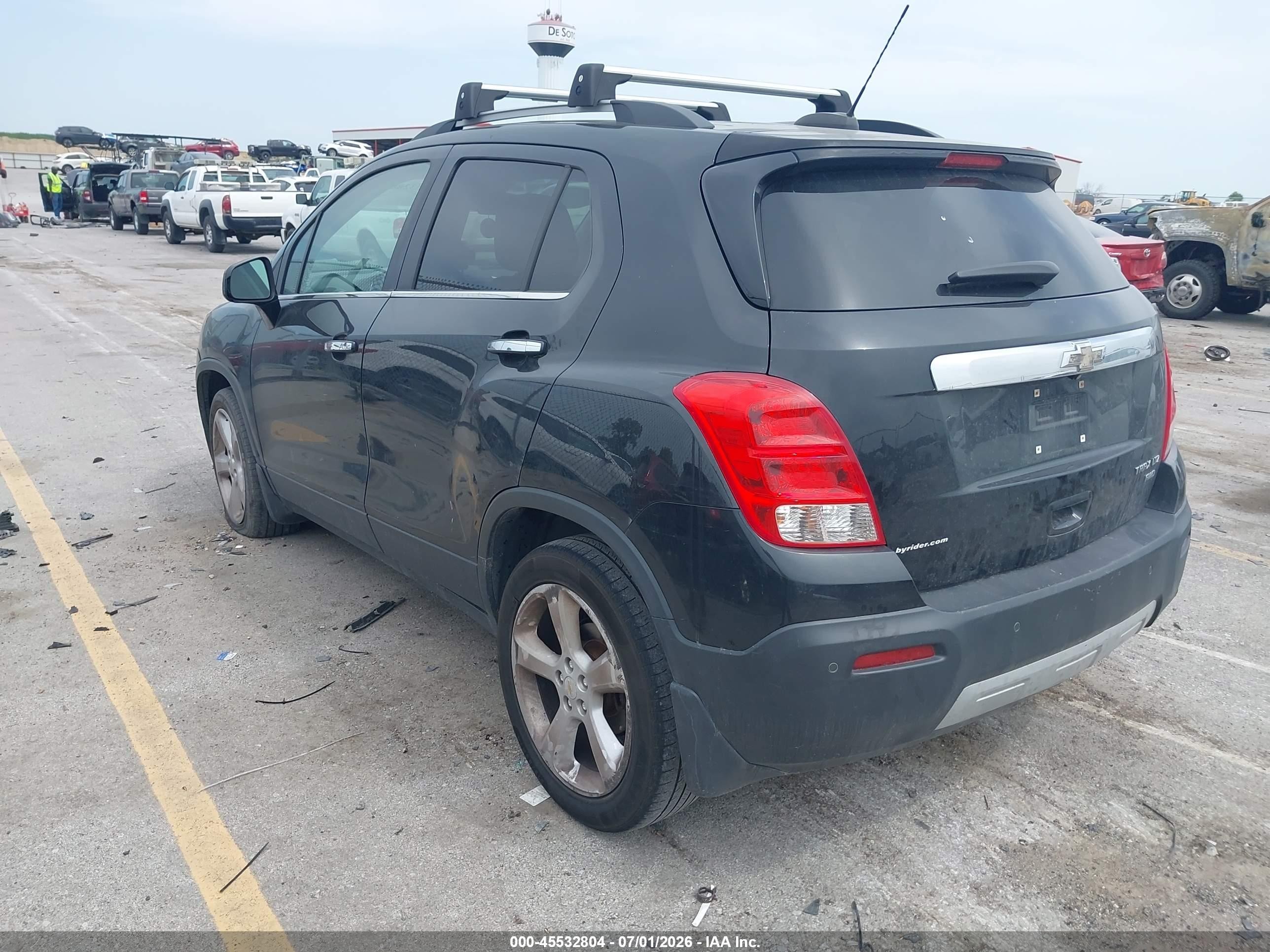 2015 Chevrolet Trax Ltz Black vin: KL7CJTSB3FB064053