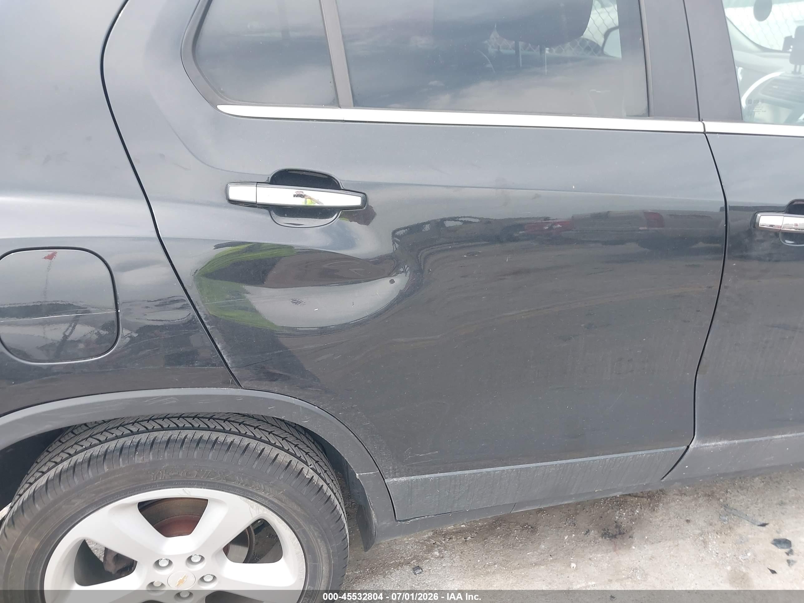2015 Chevrolet Trax Ltz Black vin: KL7CJTSB3FB064053