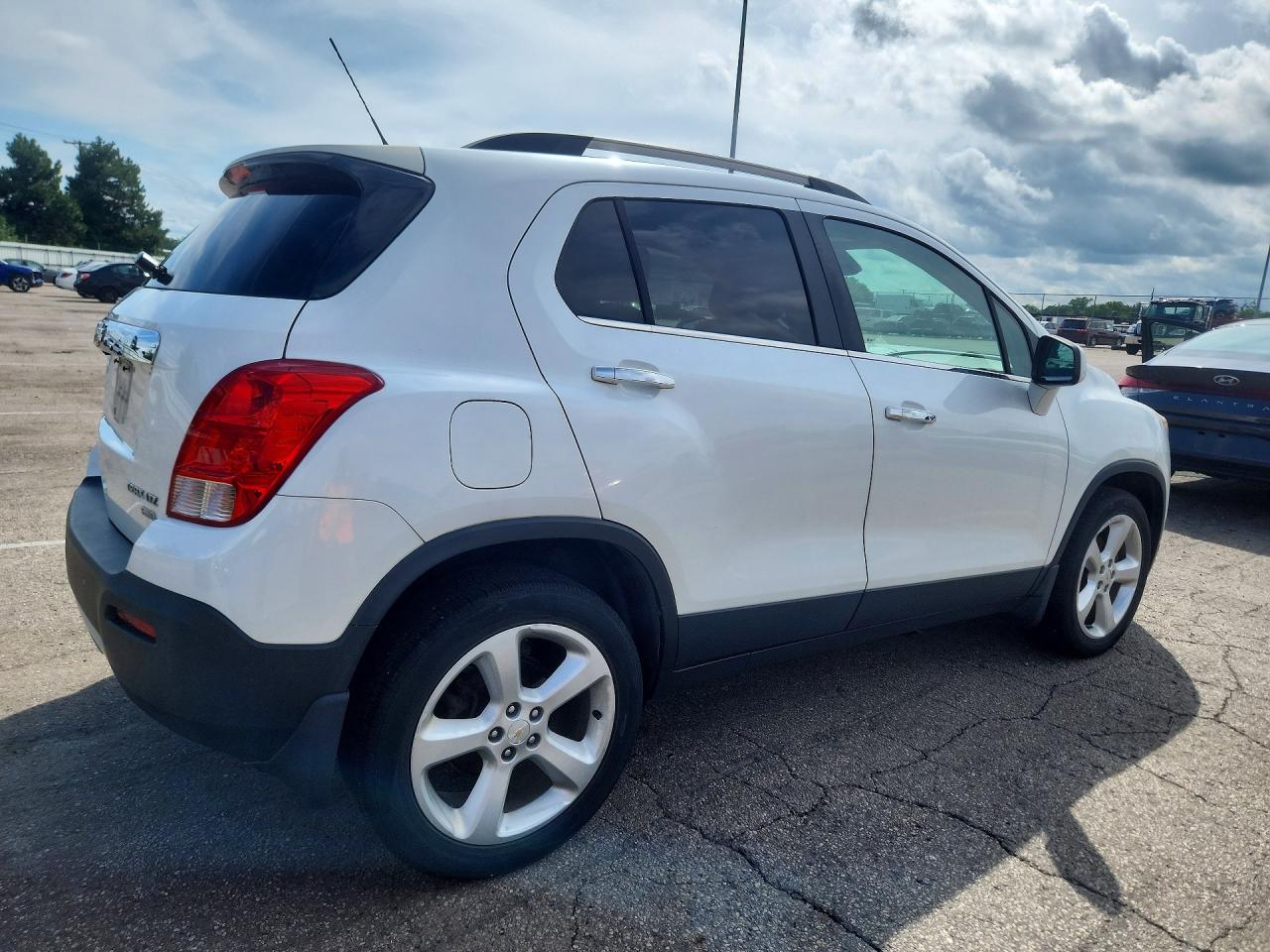 2015 Chevrolet Trax Ltz White vin: KL7CJTSB6FB083163