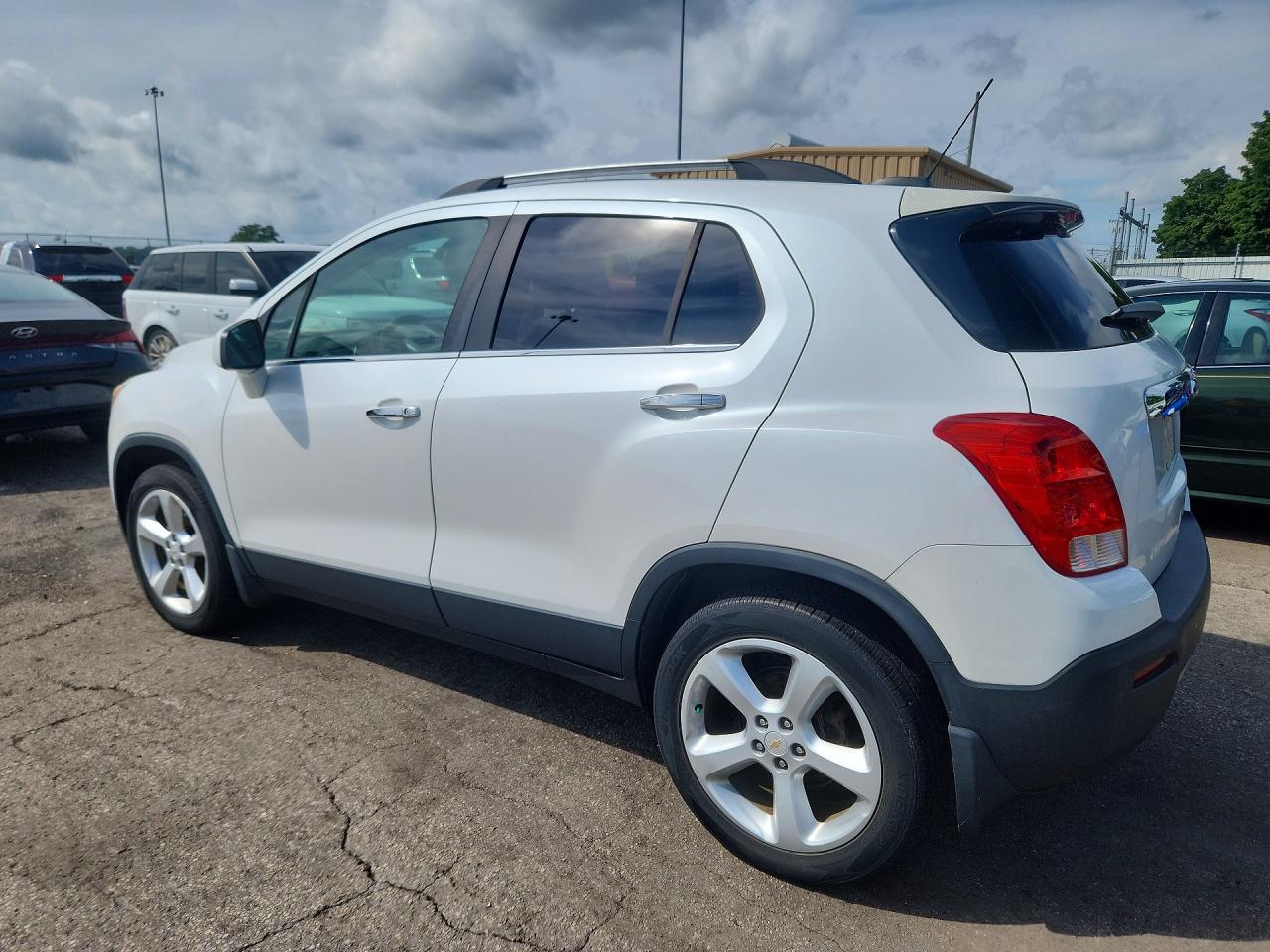 2015 Chevrolet Trax Ltz White vin: KL7CJTSB6FB083163