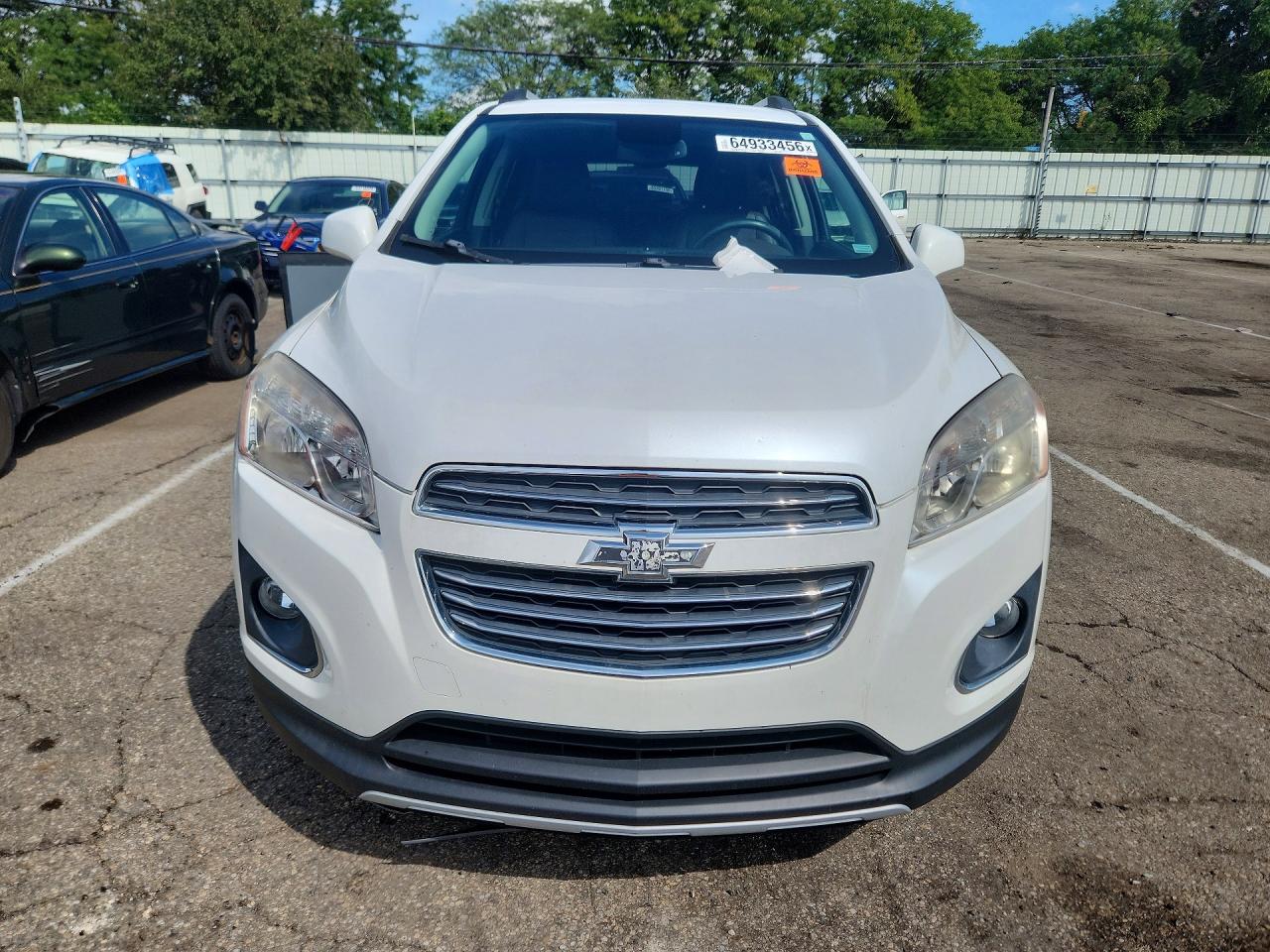 2015 Chevrolet Trax Ltz White vin: KL7CJTSB6FB083163