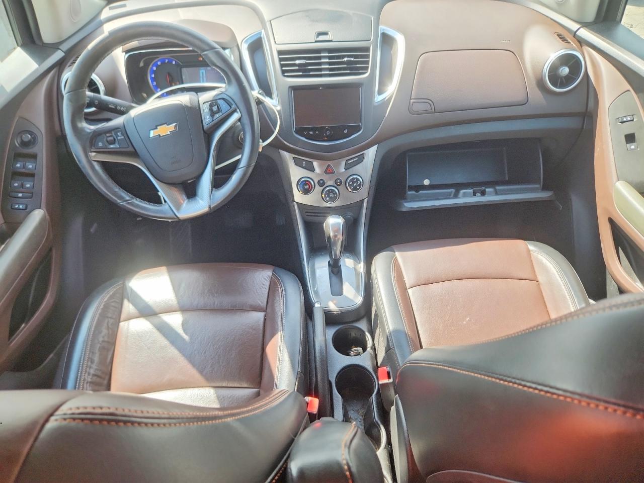 2015 Chevrolet Trax Ltz White vin: KL7CJTSB6FB083163