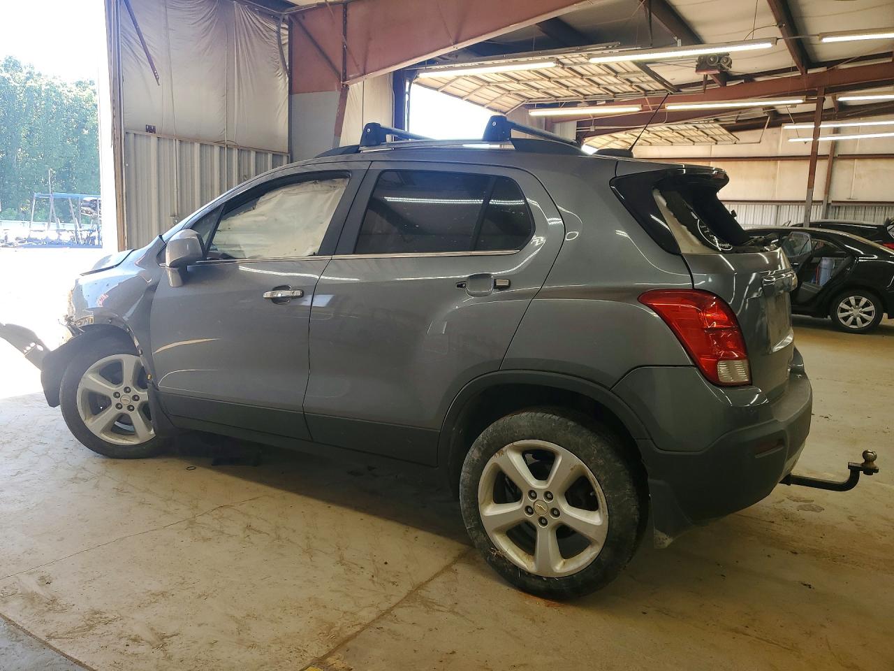 2015 Chevrolet Trax Ltz Gray vin: KL7CJTSB8FB088347