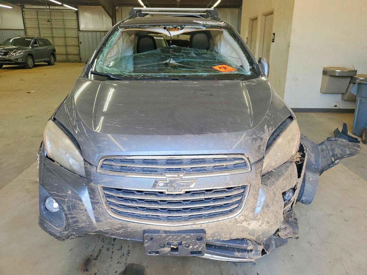 2015 Chevrolet Trax Ltz Gray vin: KL7CJTSB8FB088347