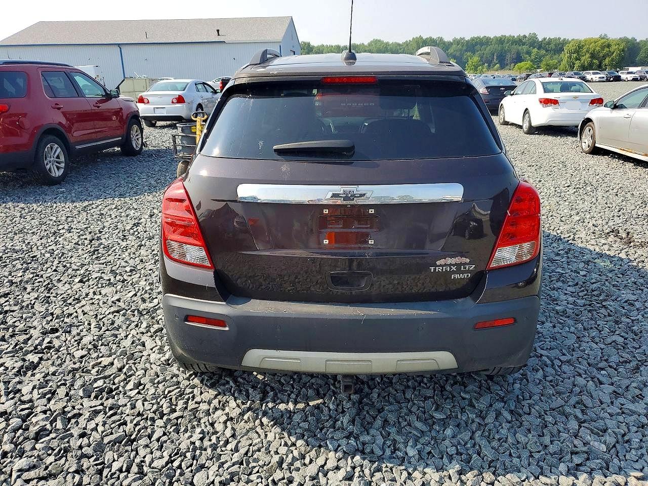 2015 Chevrolet Trax Ltz Black vin: KL7CJTSB8FB132783