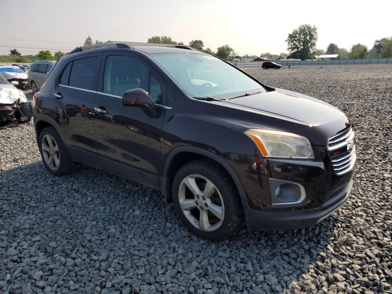 2015 Chevrolet Trax Ltz Black vin: KL7CJTSB8FB132783