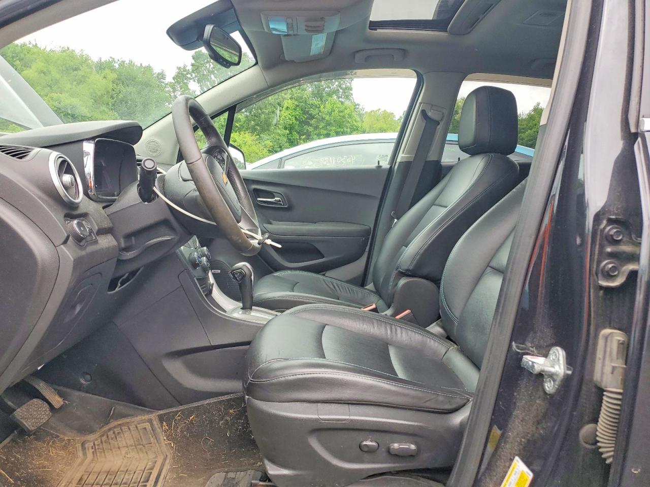 2015 Chevrolet Trax Ltz Charcoal vin: KL7CJTSB8FB234567
