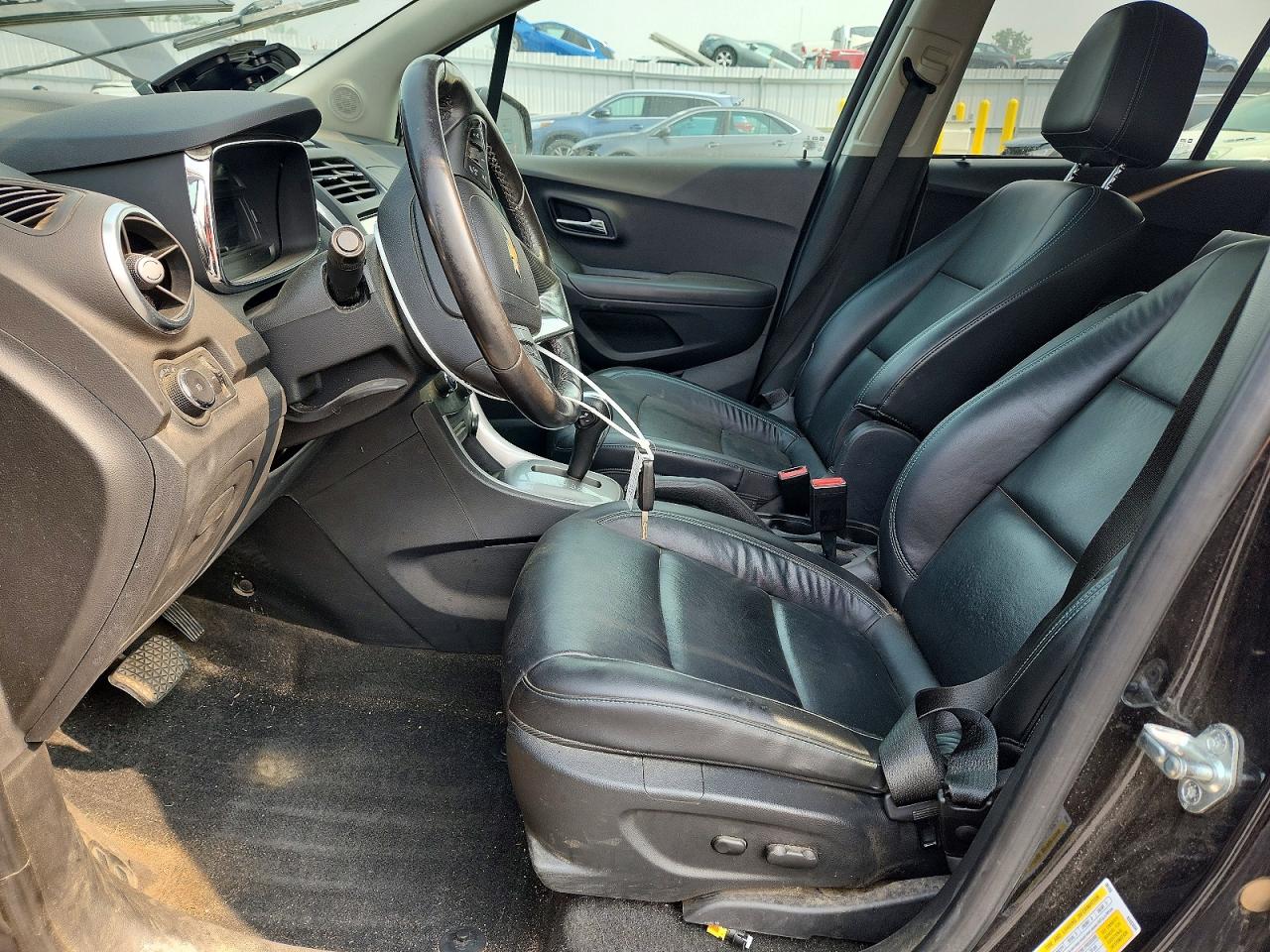 2015 Chevrolet Trax Ltz Black vin: KL7CJTSB9FB057981
