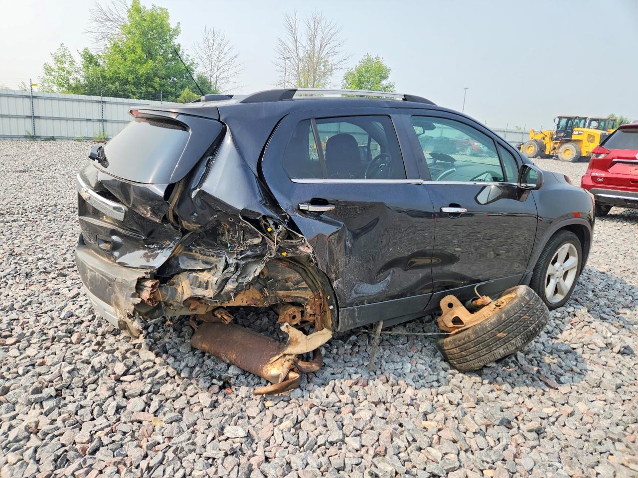 2015 Chevrolet Trax Ltz Black vin: KL7CJTSB9FB057981