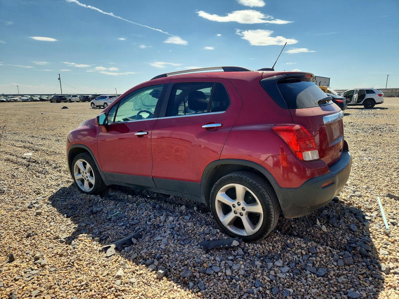 2015 Chevrolet Trax Ltz Red vin: KL7CJTSB9FB150922