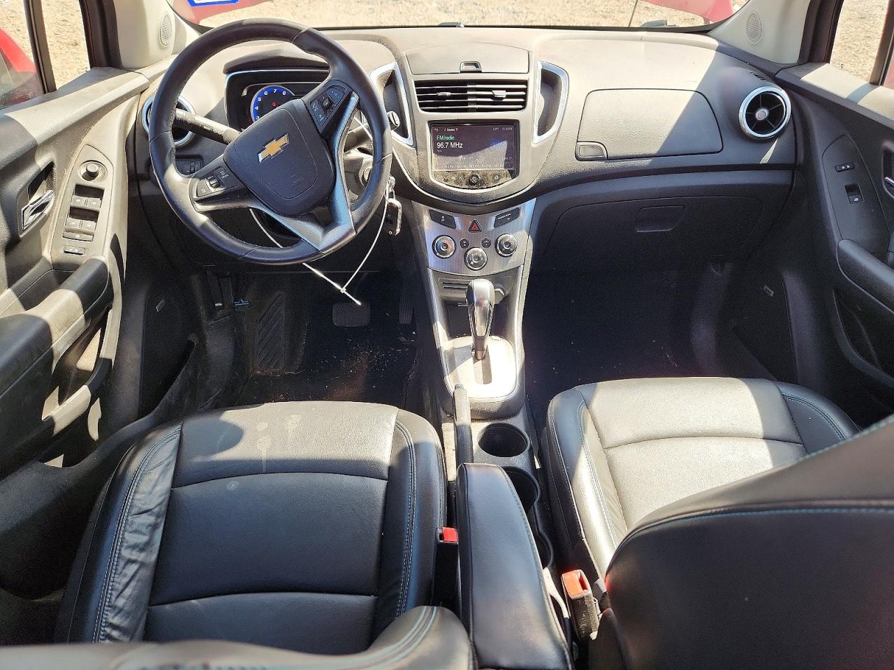 2015 Chevrolet Trax Ltz Red vin: KL7CJTSB9FB150922