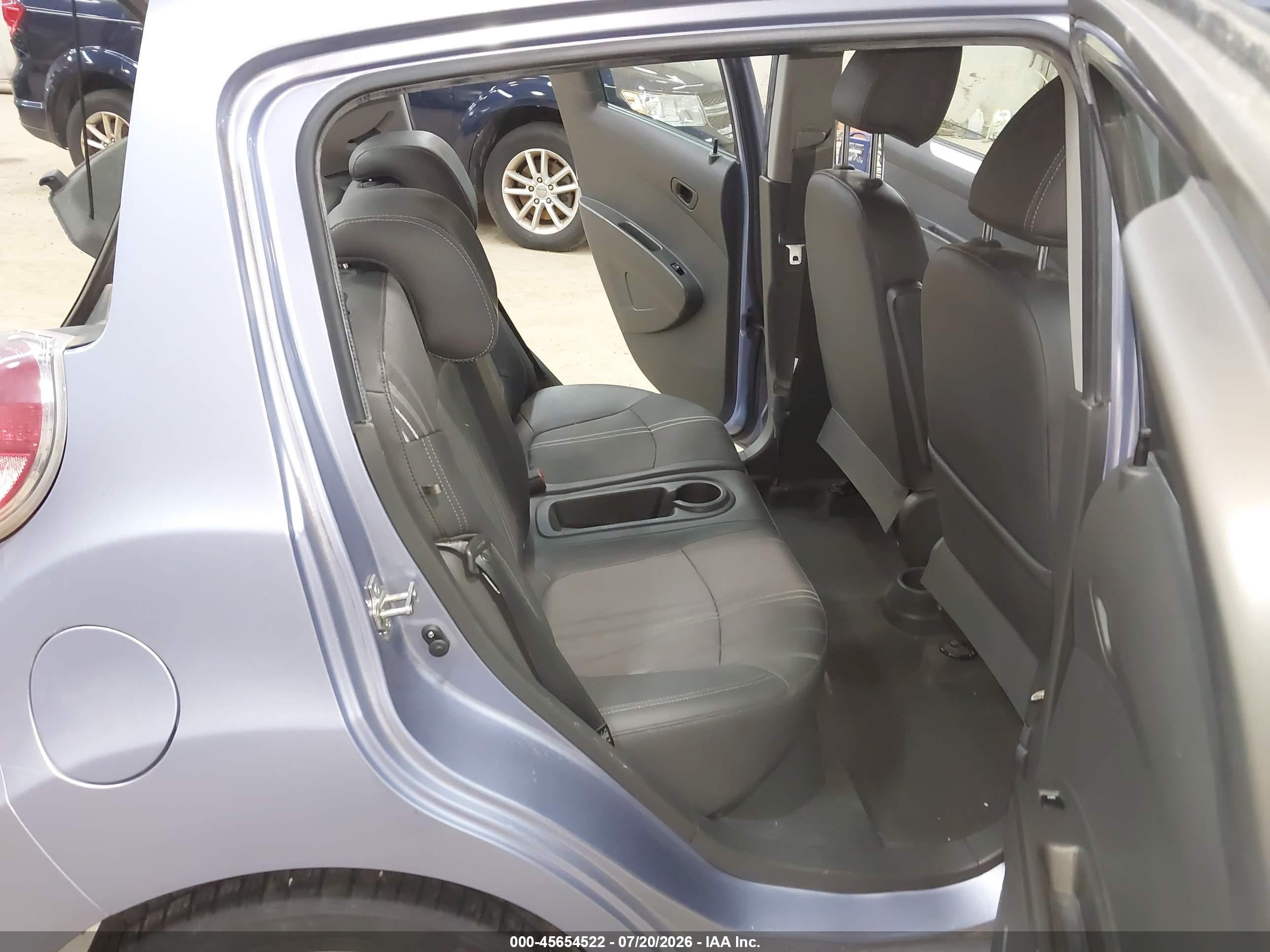 2015 Chevrolet Spark Ls Manual Light Blue vin: KL8CA6S90FC713103