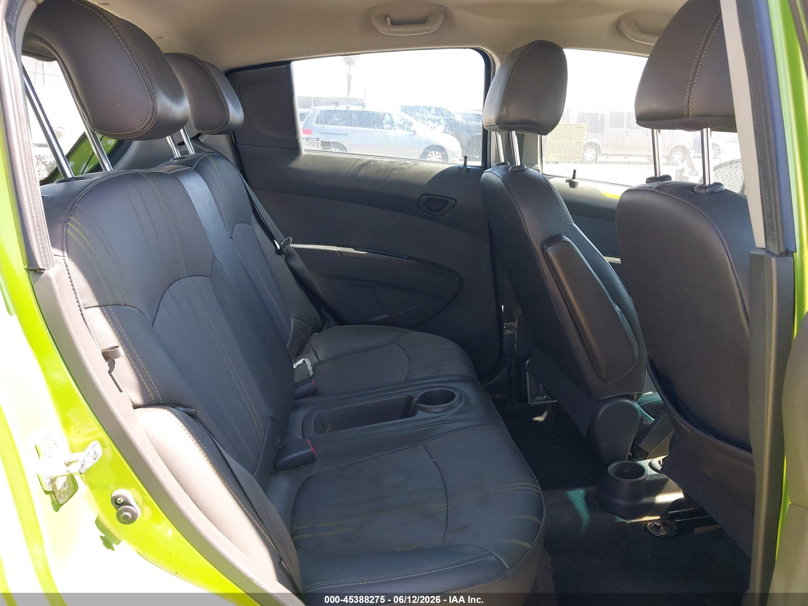 2015 Chevrolet Spark Ls Manual Green vin: KL8CA6S90FC757540