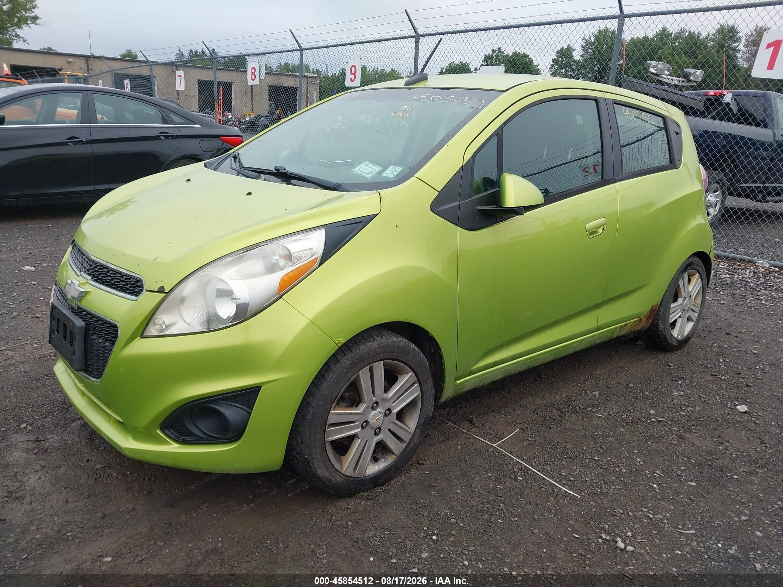 2013 Chevrolet Spark Ls Manual Green vin: KL8CA6S91DC626016
