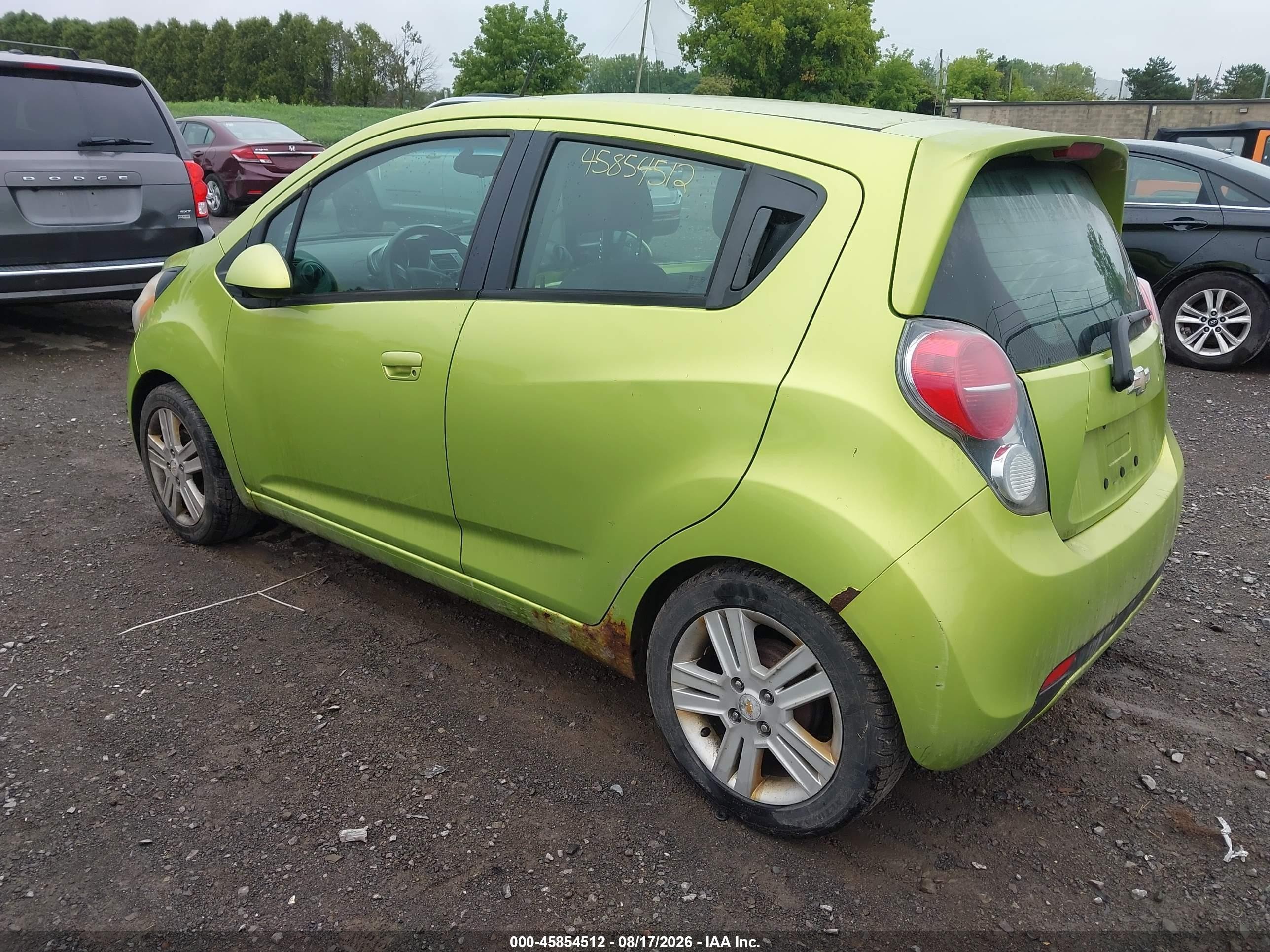 2013 Chevrolet Spark Ls Manual Green vin: KL8CA6S91DC626016