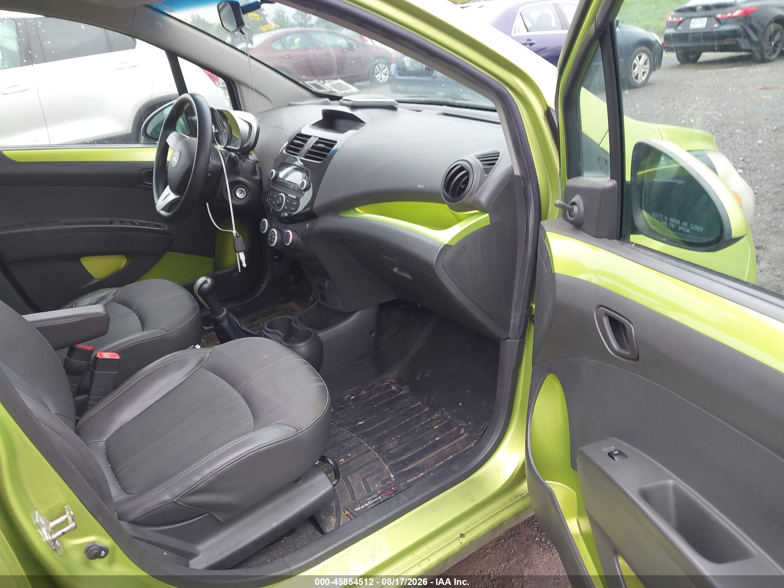 2013 Chevrolet Spark Ls Manual Green vin: KL8CA6S91DC626016