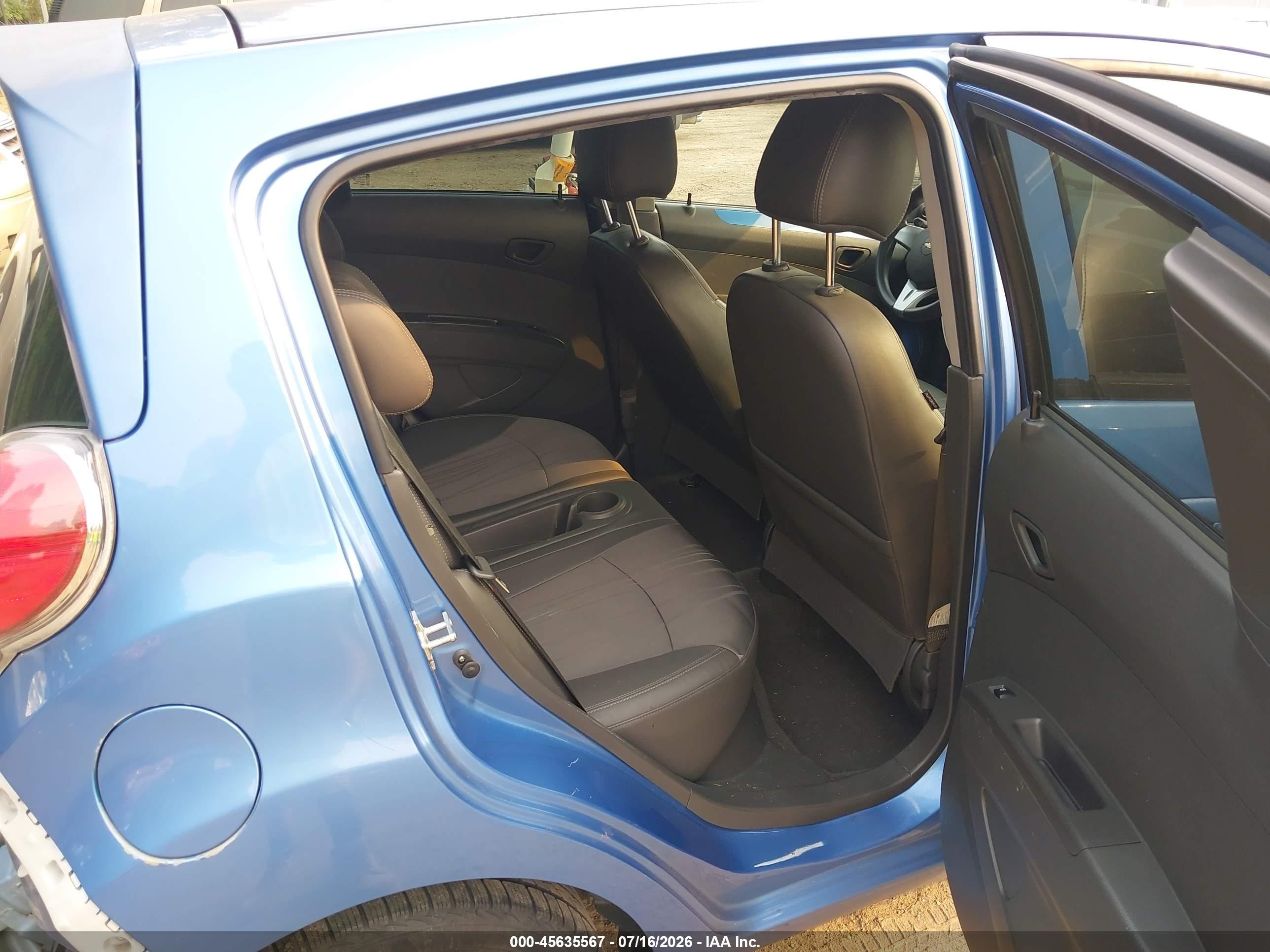 2015 Chevrolet Spark Ls Manual Blue vin: KL8CA6S91FC739869
