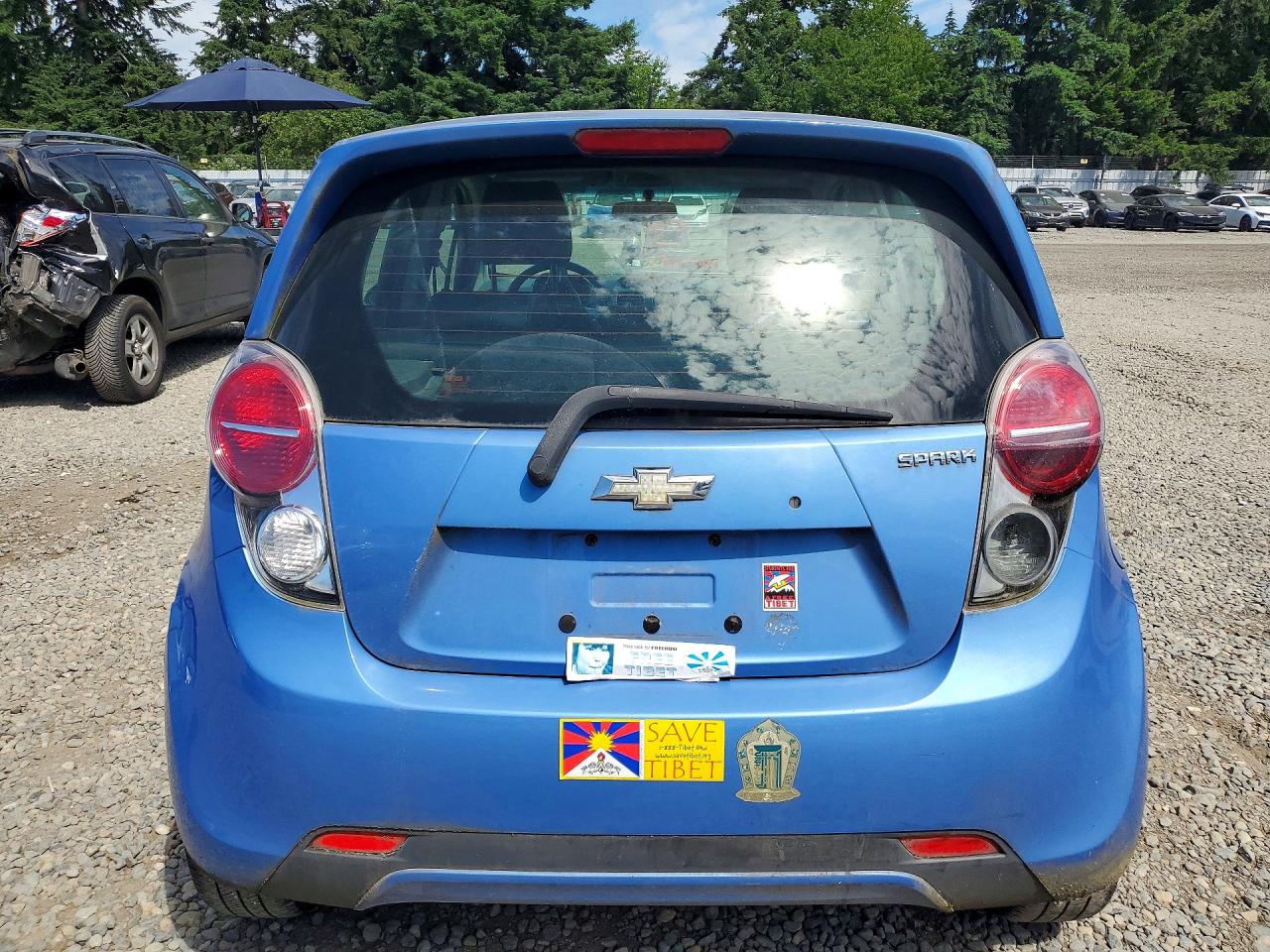 2015 Chevrolet Spark Ls Blue vin: KL8CA6S91FC742240