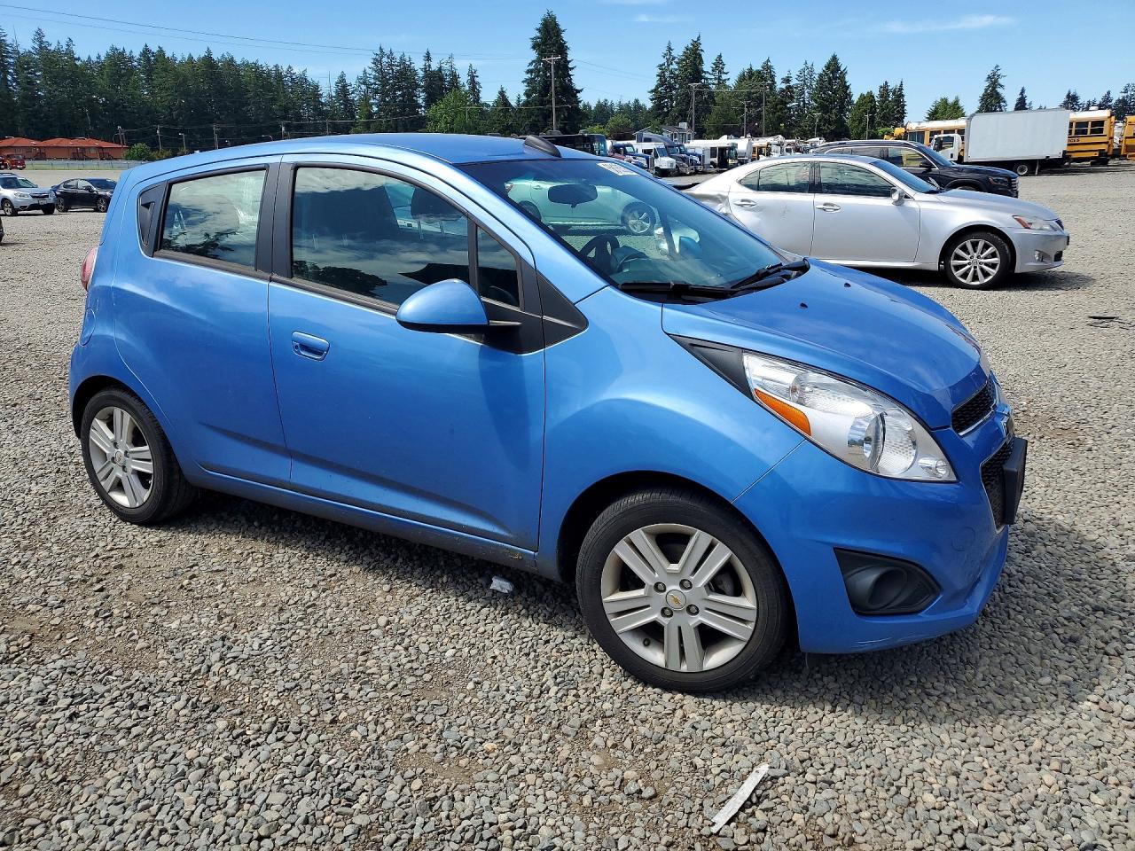 2015 Chevrolet Spark Ls Blue vin: KL8CA6S91FC742240