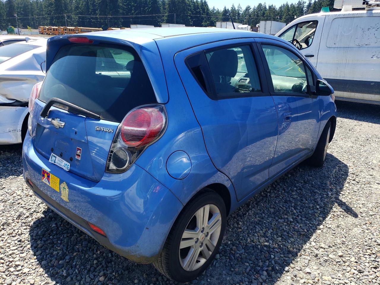 2015 Chevrolet Spark Ls Blue vin: KL8CA6S91FC742240