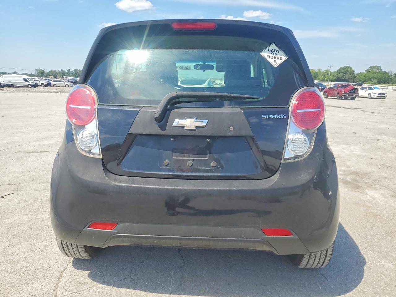 2014 Chevrolet Spark Ls Black vin: KL8CA6S92EC508347