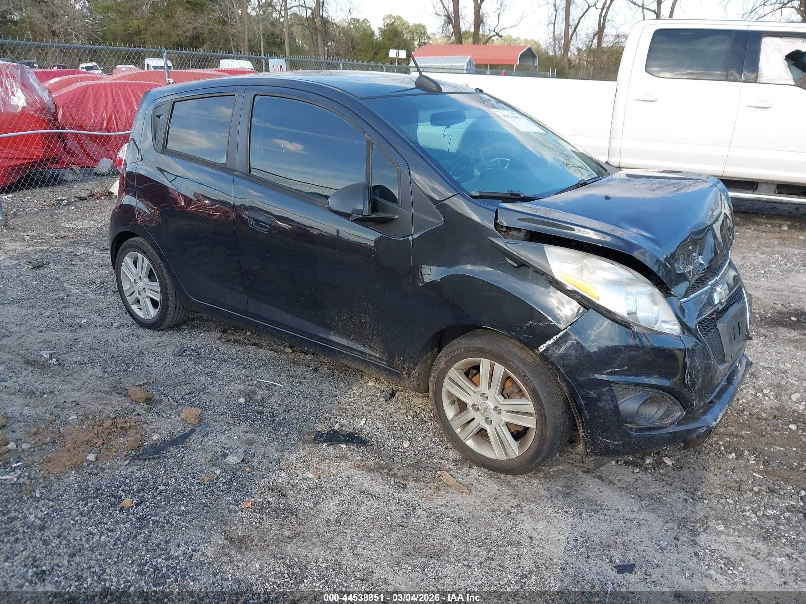 2015 Chevrolet Spark Ls Manual Black vin: KL8CA6S92FC709778