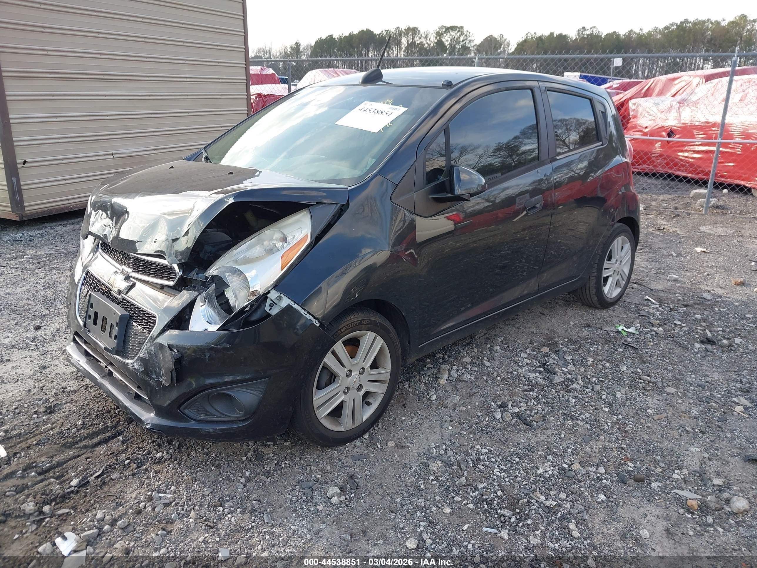 2015 Chevrolet Spark Ls Manual Черный vin: KL8CA6S92FC709778