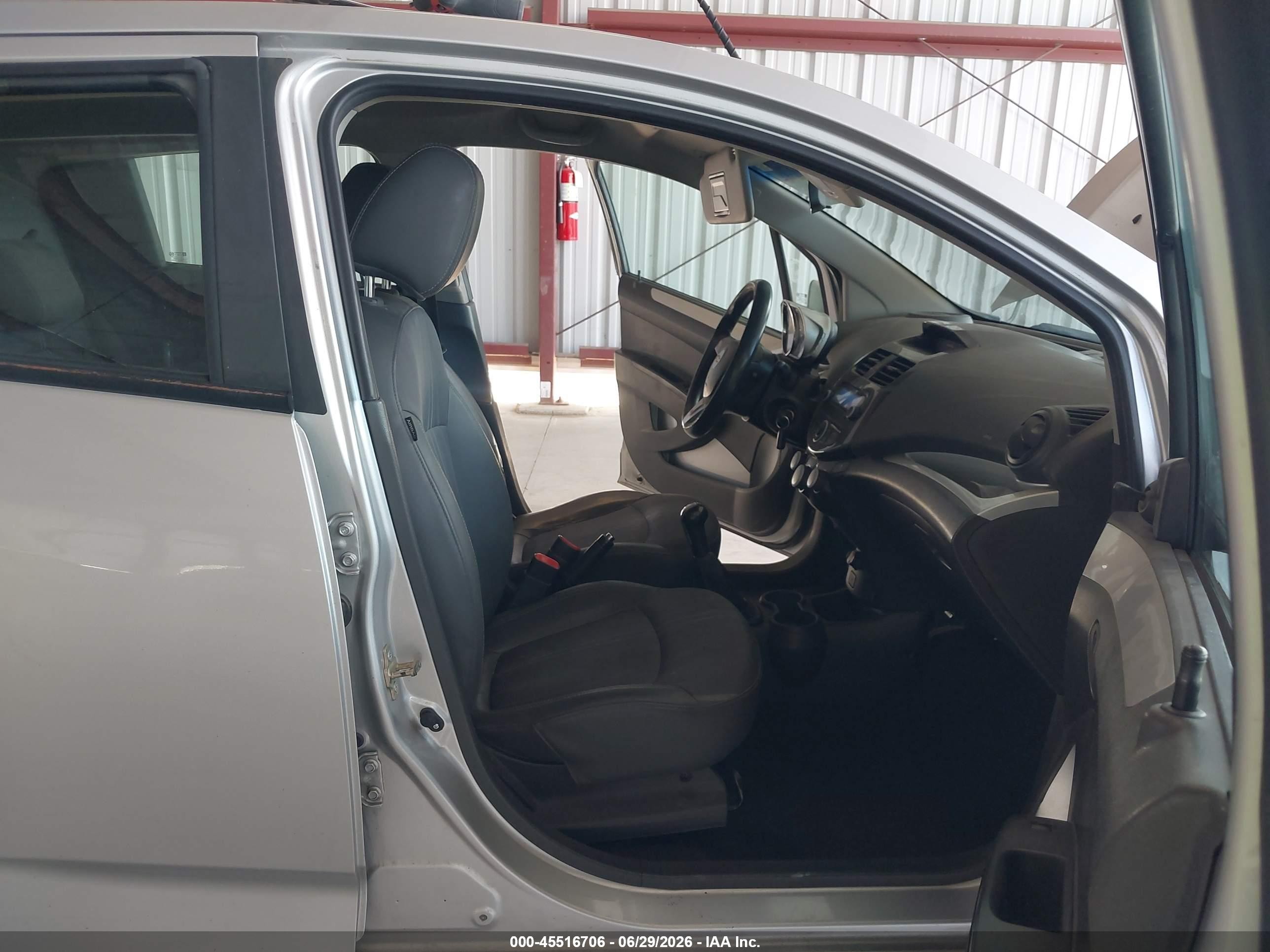 2013 Chevrolet Spark Ls Manual Silver vin: KL8CA6S93DC500174