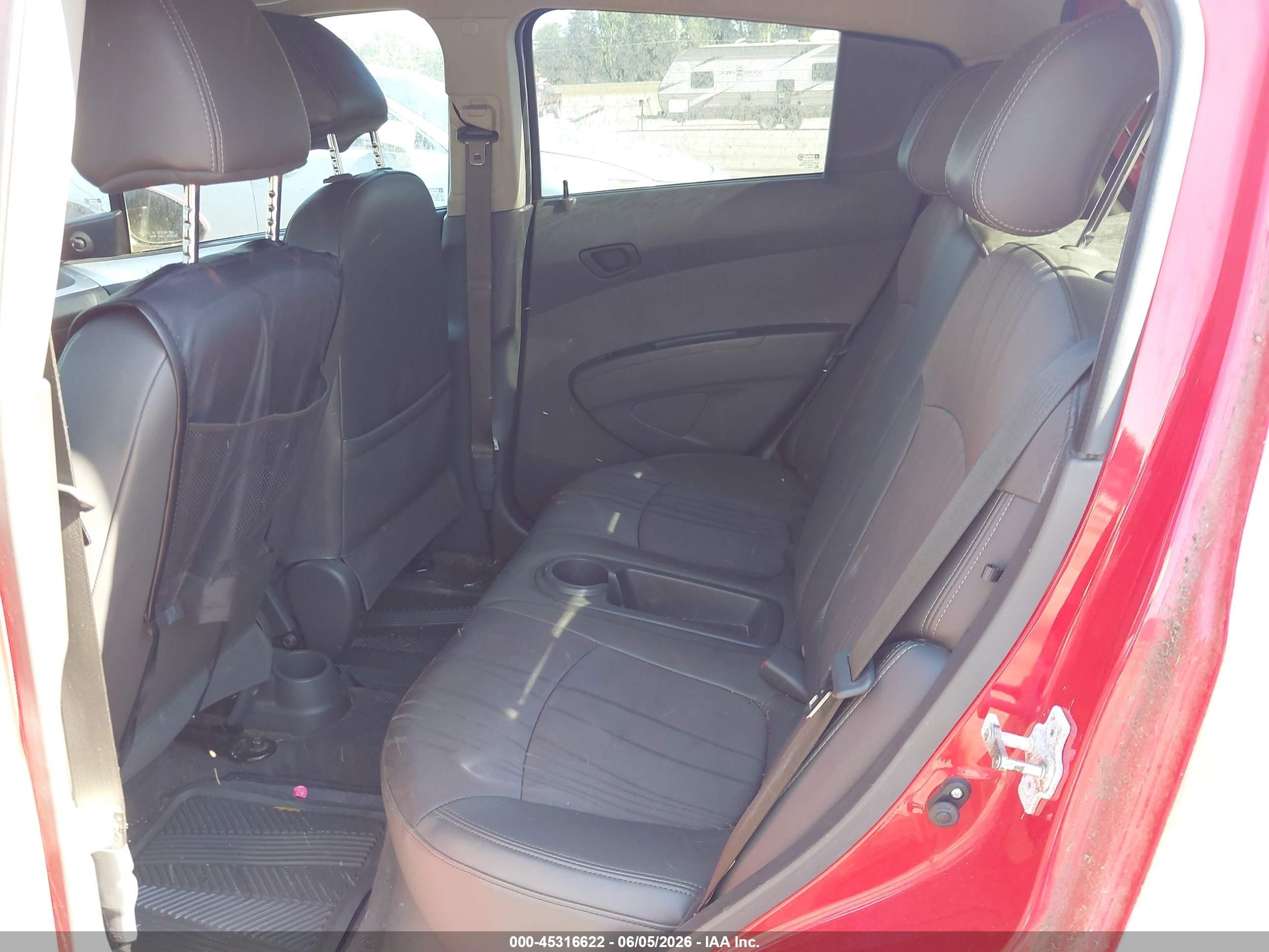 2013 Chevrolet Spark Ls Manual Red vin: KL8CA6S93DC566448