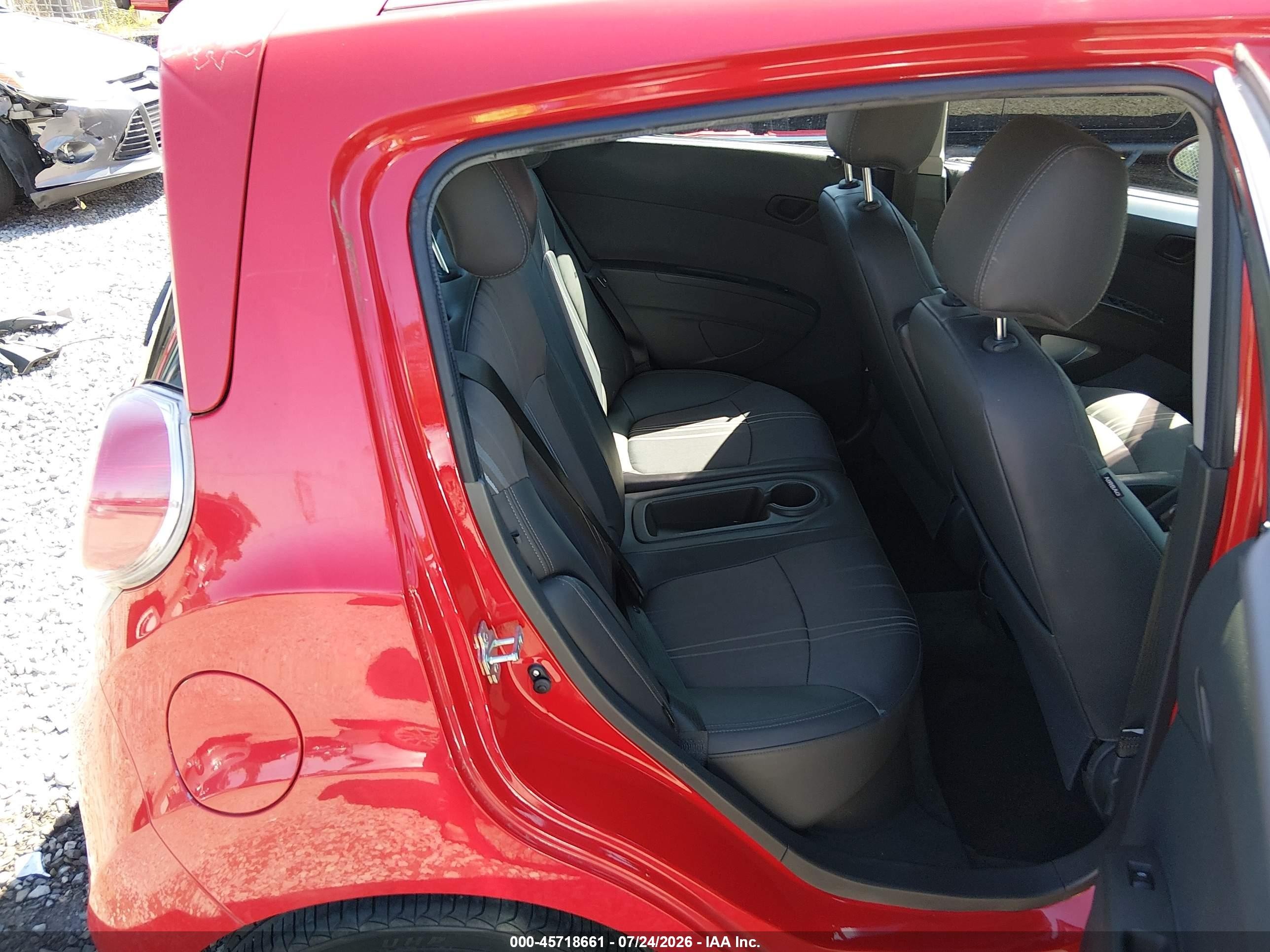 2014 Chevrolet Spark Ls Manual Red vin: KL8CA6S93EC474578