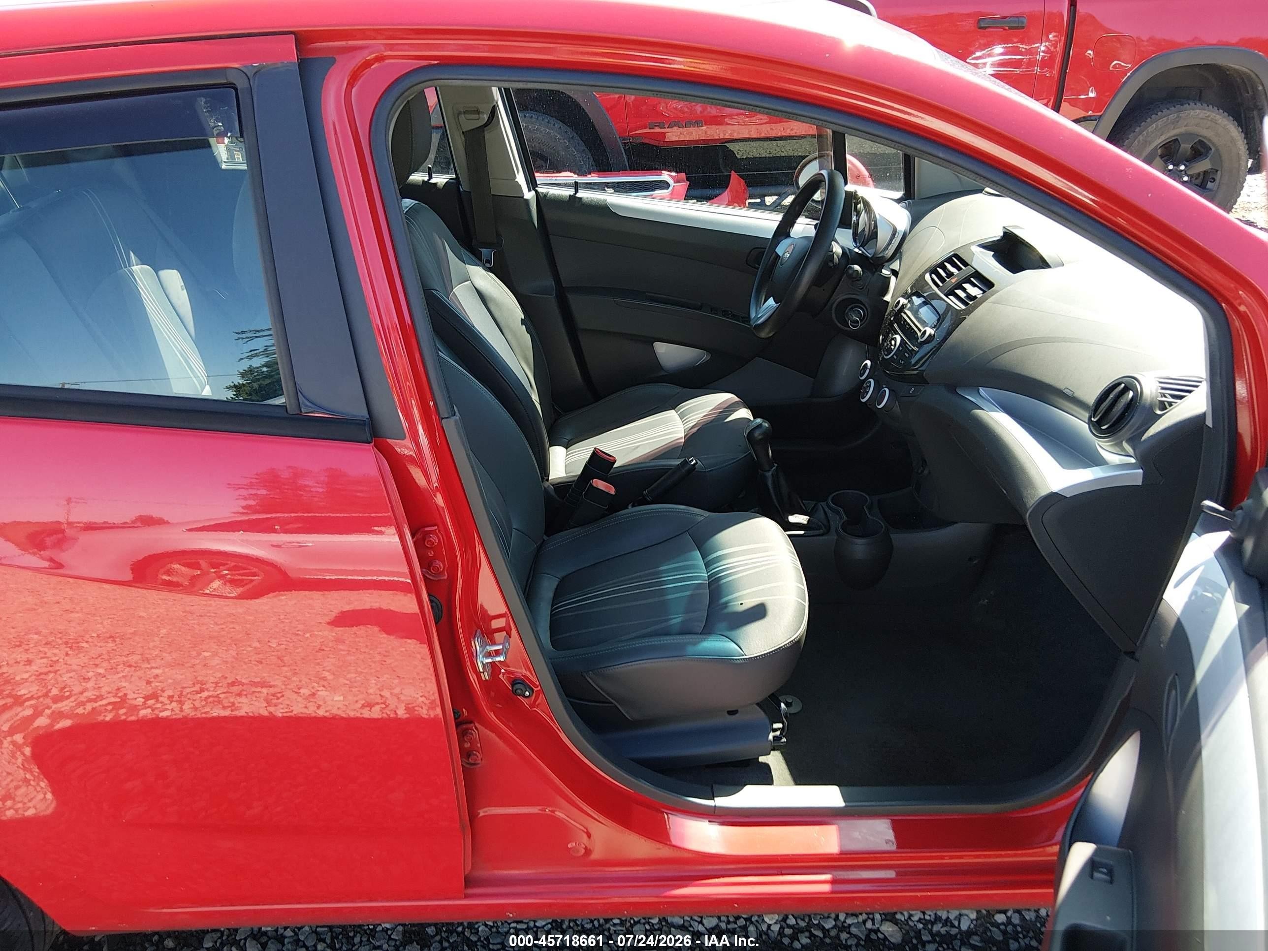 2014 Chevrolet Spark Ls Manual Red vin: KL8CA6S93EC474578