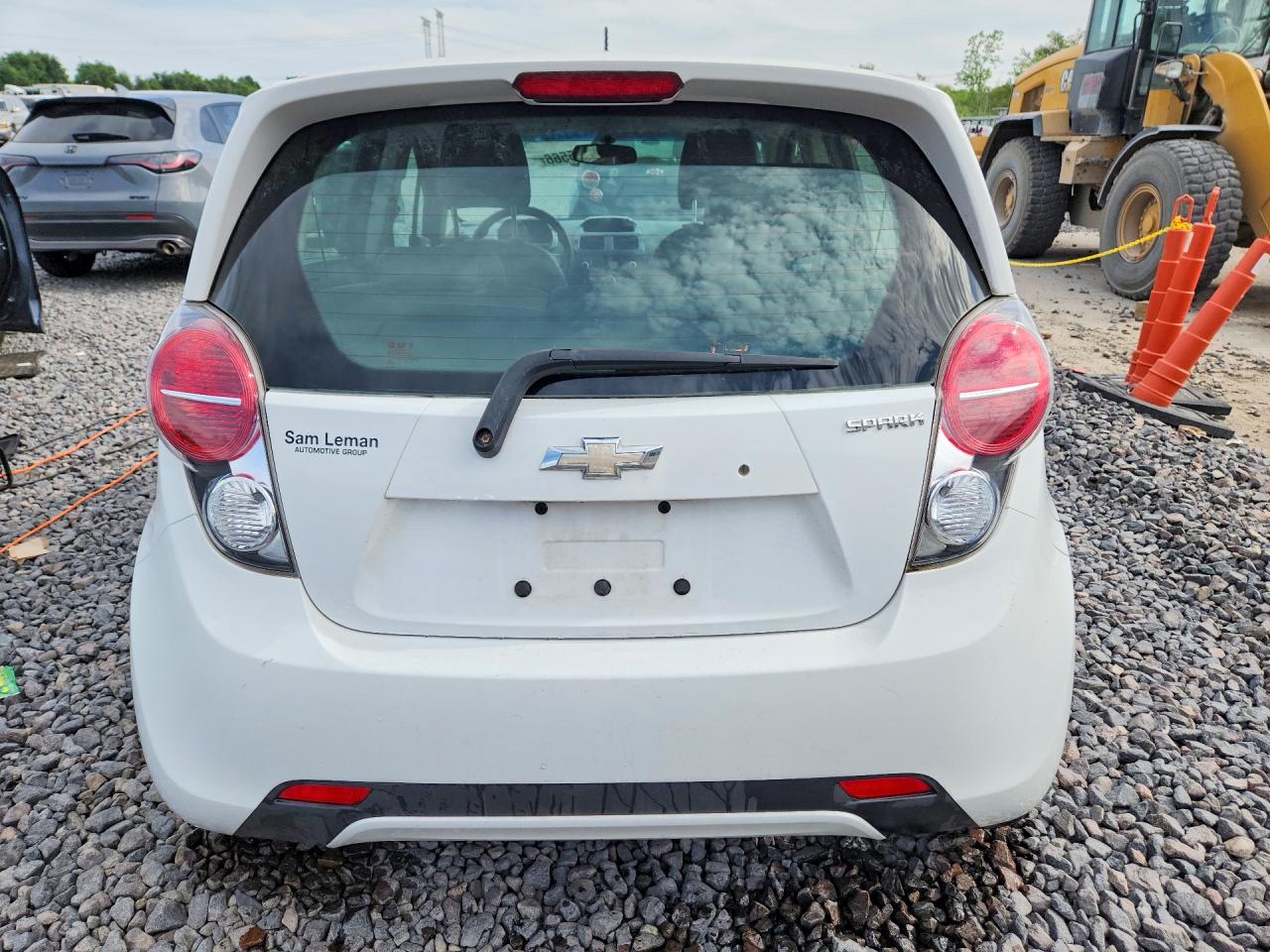 2014 Chevrolet Spark Ls White vin: KL8CA6S93EC515002