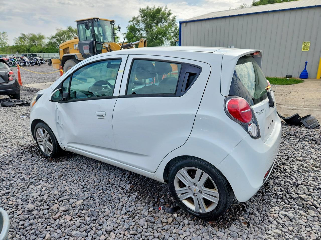 2014 Chevrolet Spark Ls White vin: KL8CA6S93EC515002