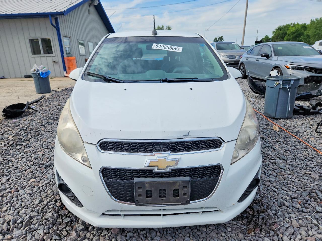 2014 Chevrolet Spark Ls White vin: KL8CA6S93EC515002