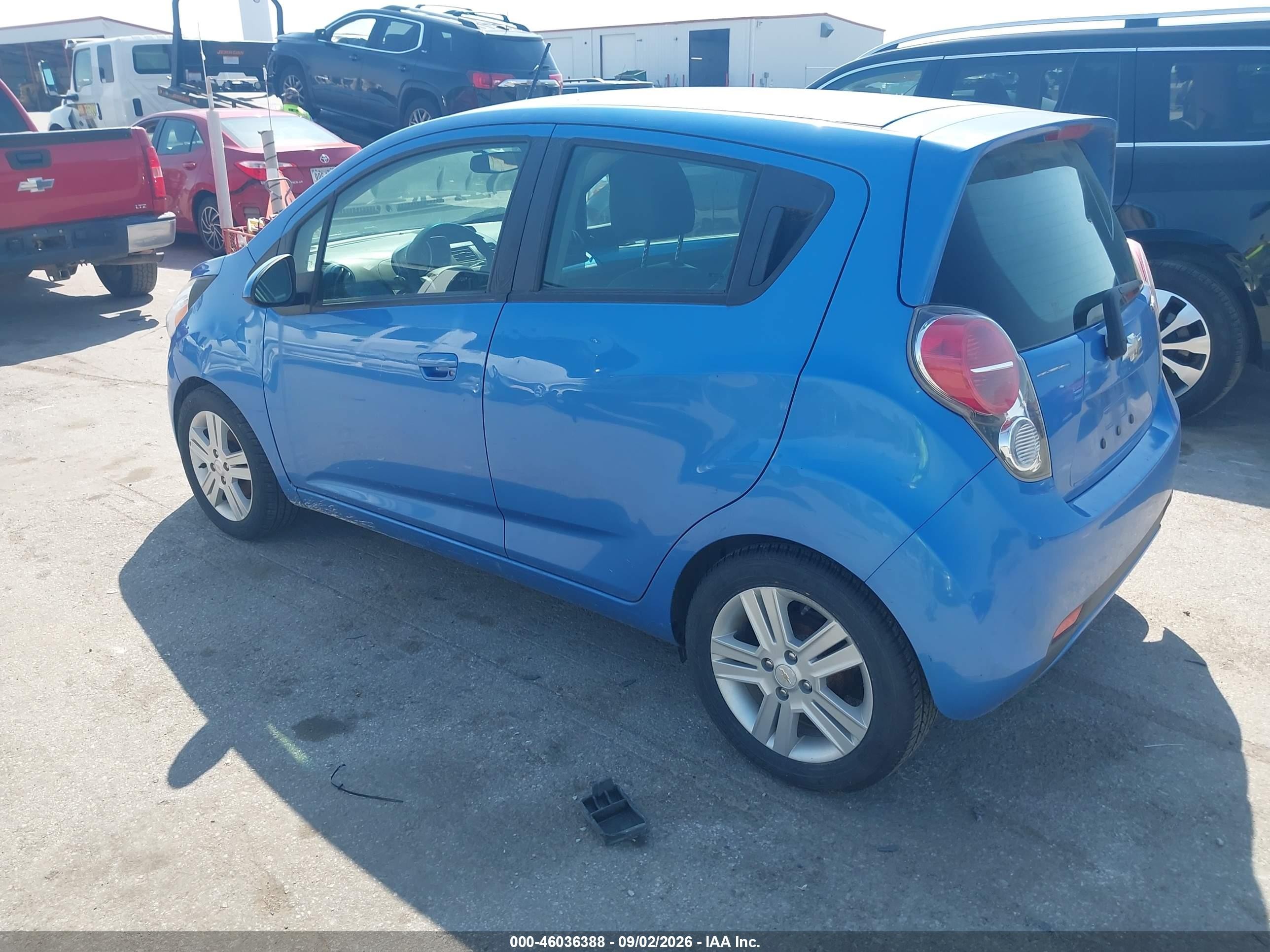 2015 Chevrolet Spark Ls Manual Blue vin: KL8CA6S94FC709555