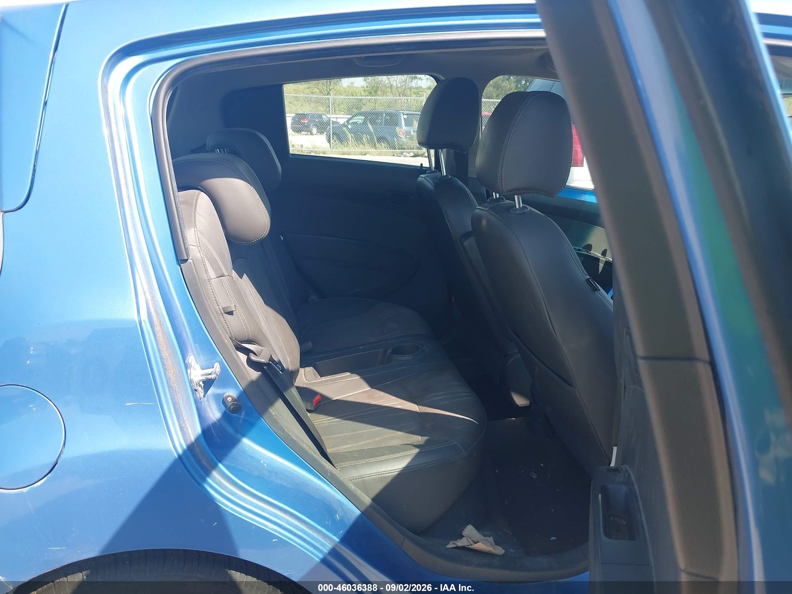 2015 Chevrolet Spark Ls Manual Blue vin: KL8CA6S94FC709555