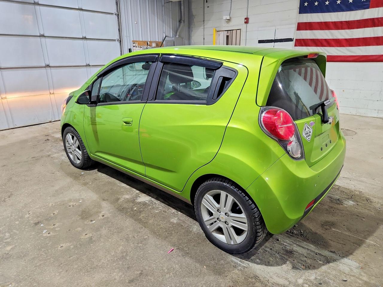 2014 Chevrolet Spark Ls Green vin: KL8CA6S95EC527927