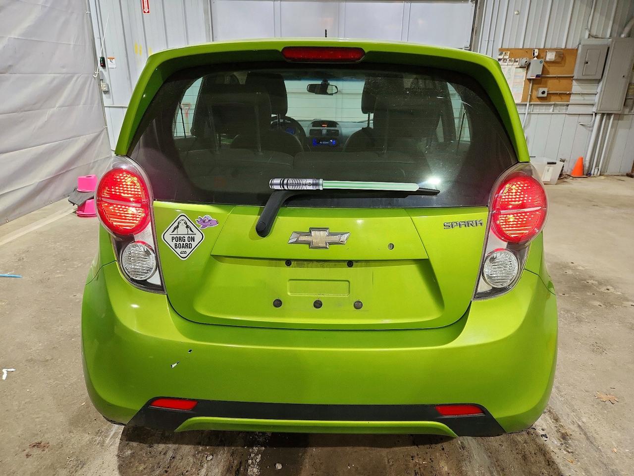 2014 Chevrolet Spark Ls Green vin: KL8CA6S95EC527927