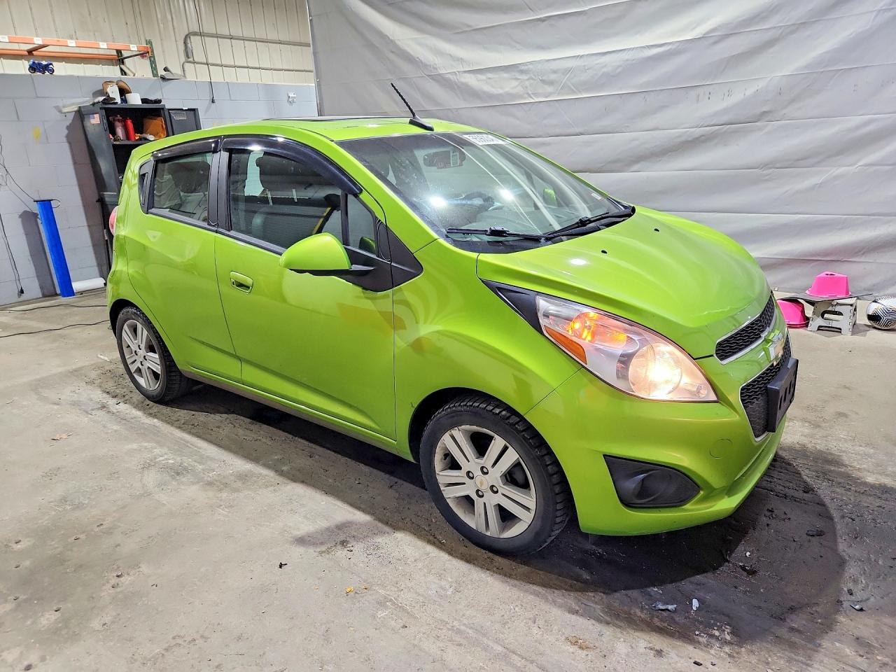 2014 Chevrolet Spark Ls Green vin: KL8CA6S95EC527927