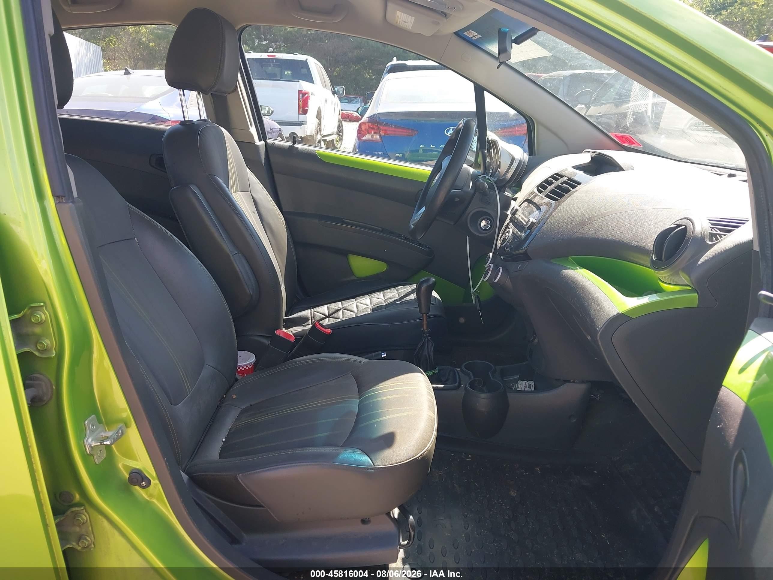 2014 Chevrolet Spark Ls Manual Green vin: KL8CA6S96EC558118